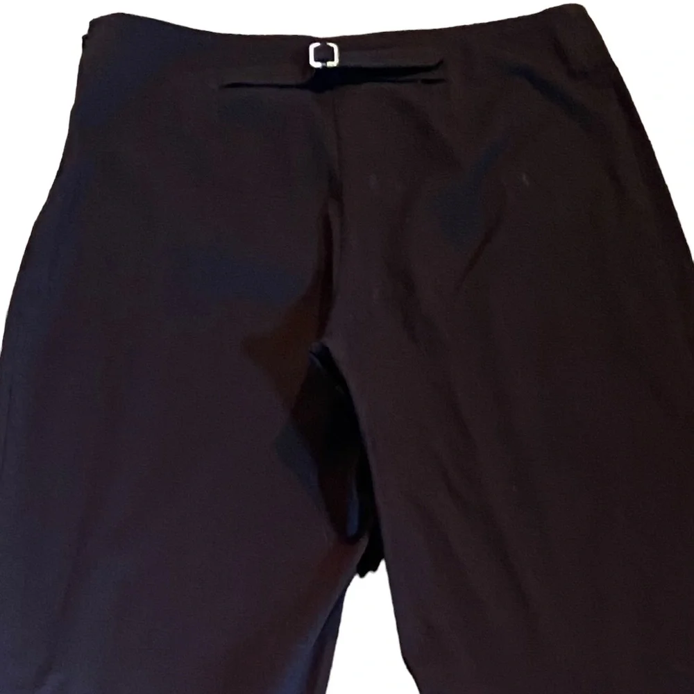 Sinequanone black wide legged dress pants with navel button details. Siz… - Picture 6 of 12